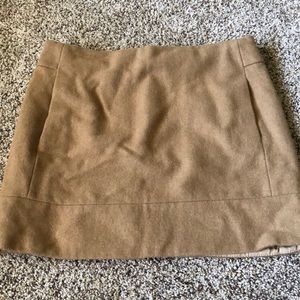 J. Crew wool mini skirt